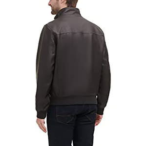 Veste en cuir d'hiver pour homme de haute qualité, tendance, authentique, personnalisable, fabriquée au Pakistan, confortable, à bas prix - Product Image 3