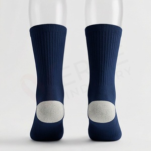 Calcetines de Hombre, Estilo Clásico, Color Liso, Tejidos, Transpirables, de Algodón, Poliéster y Elastano, para Uso Diario en Otoño - Product Image 2