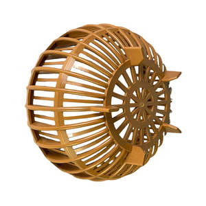 Macetas de Plástico GRP/FRP de Estilo Moderno Vietnamita de Primera Calidad, Macetas de Alta Calidad GLB-300 de 300 mm de Diámetro Cuadrado para Uso en Jardines - Product Image 2