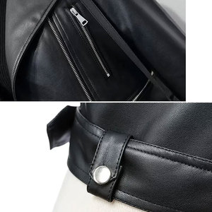 Veste de sport unisexe en cuir véritable tricoté et toile respirante avec logo personnalisé Econex Sports, de haute qualité, ornée de perles - Product Image 5