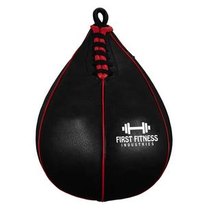 Balle de frappe en cuir Pu poire sac de boxe balles de vitesse Muay Thai Fitness entraînement balle de vitesse de boxe - Product Image 1