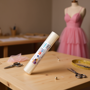 Tissu en tulle ivoire Ilan 25 cm x 22,8 m pour la confection de robes - Product Image 2