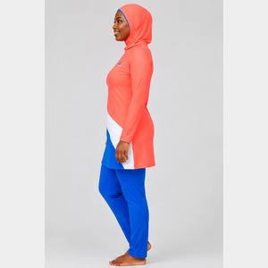 Nouvelle conception, ensemble de bikini islamique pour femmes de haute qualité, imprimé sur le devant, ensemble 2 pièces, séchage rapide, respirant, antibactérien, taille OEM - Product Image 2