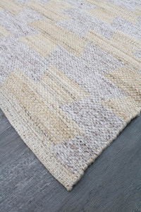 Alfombra HILTEX para Interiores y Exteriores, Lavable, Tejida, Rectangular, de Poliéster, con Base de Látex, Pelo Plano, Diseño Abstracto, 6mm - Product Image 4
