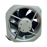 Ventilateur axial industriel carré en acier inoxydable à grand volume d'air 225*225*80mm, roulement à billes, contrôle de vitesse, OEM
