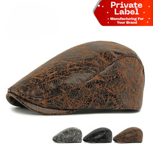 Factory Direct Velvet Newsboy <b>Cap</b> Soft Touch 8 Panel Gatsby <b>Hat</b> OEM Custom Logo Corduroy Newsboy <b>Cap</b> Vintage Fashion Cabbie <b>Hat</b> - Product Image 1