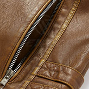 เสื้อกั๊กหนังผู้ชายคุณภาพสูง ขายดี แฟชั่นใหม่ เสื้อกั๊กหนังแท้สำหรับขายออนไลน์ - Product Image 3