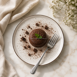Fourchette à dessert élégante en acier inoxydable pour la restauration, les cafés, les boulangeries, la restauration fine, couverts réutilisables pour usage professionnel - Product Image 1