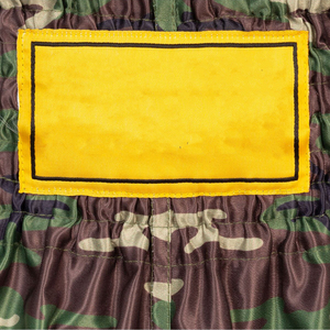 กางเกงมวยไทยสำหรับฝึกซ้อม 100% โพลีเอสเตอร์ แห้งเร็ว ระบายอากาศดี สีพื้น ปักโลโก้ได้ตามสั่ง ขายส่ง เอวยางยืดเงา ปรับแต่งได้ - Product Image 3