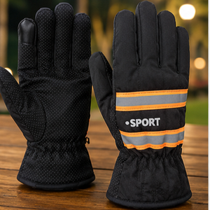 Gants de course automobile d'extérieur, à doigts entiers, légers, imperméables, isolants thermiquement, coupe-vent, à rayures réfléchissantes, ignifuges - Product Image 5