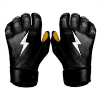 Gants de frappe de baseball professionnels Bruce Bolt Original, respirants, antidérapants, en cuir, fermeture auto-agrippante, ambidextres, vente en gros