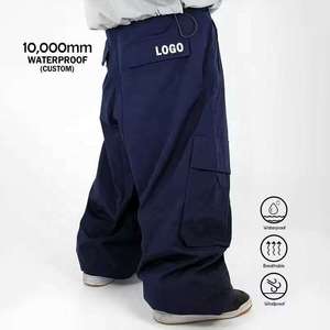 Pantalones de Esquí Impermeables, Cortavientos y Transpirables para Hombre, Pantalones Cargo Holgados para Snowboard, Ropa de Esquí Térmica para Invierno - Product Image 1