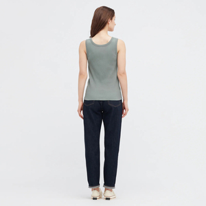Débardeur confortable en coton à col rond pour femme, en soie douce, idéal pour l'entraînement et le quotidien - Product Image 6
