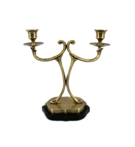 Élégant porte-bougie géométrique doré avec manchon en verre transparent pour table à manger et décoration d'événements - Product Image 5