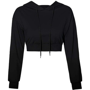 2025 Custom Women's High Quality Embroidery Patch Pullover Hoodie Sweatshirt Pink Zip <b>Distressed</b> Cropped Printed Front Winter - Product Image 2