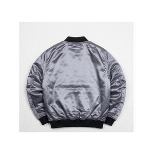 Veste universitaire en satin brodé de haute qualité du fabricant, avec manches style universitaire, personnalisable, pour baseball et lettrage - Product Image 2