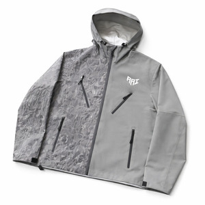 "Wholesale Streetwear Men's Outdoor <b>Jackets</b>, Y2K Style, Waterproof Grey <b>Camo</b> Zip-Up <b>Jackets</b> for B2B Supply USA" - Product Image 6