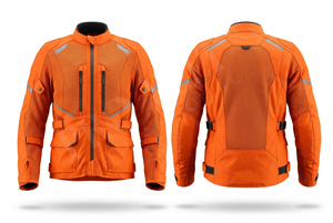 Trendy Whole Sale Textile Motorbike <b>Jacket</b> with Mesh Design Reflective Strips Protective Gear Breathable Riding <b>Jacket</b> for <b>Biker</b> - Product Image 3