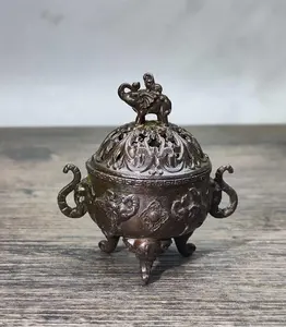 Traditional Aroma Craft Bakhoor <b>Incense</b> <b>Burner</b> Designed for Arabic Oud Creating Warmth and Sensory Elegance - Product Image 2