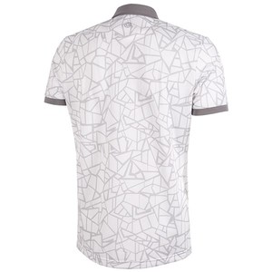 Chemise à manches courtes unie pour homme avec logo sur le devant, style décontracté, coupe classique, respirante, séchage rapide, tissu tricoté 100% polyester - Product Image 3