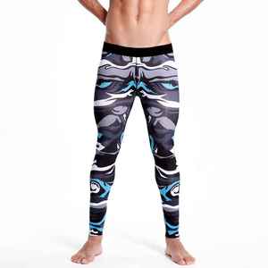 Mens thermal leggings <b>warm</b> stretch base layer pants winter fitness <b>tights</b> soft inner lining comfortable daily wear - Product Image 3