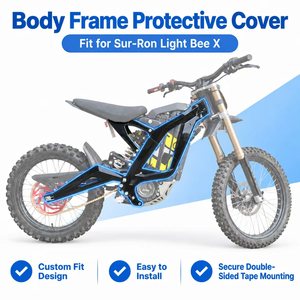 Komplettes Verkleidungs-Set <span class=keywords><strong>E</strong></span>-Bike Rahmenschutz-Kit für SurRon <span class=keywords><strong>Light</strong></span> Bee X <span class=keywords><strong>E</strong></span>-Dirt Bike Seitenverkleidung Rahmenschutz Ersatzteile - Product Image 4