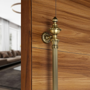 Poignée de porte principale de 18 pouces en alliage de zinc, finition antique, distance entre les trous de 12 pouces, poignée de porte durable, garantie de 3 ans - Product Image 6