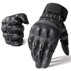 Guantes de Motociclismo de Cuero de Alta Calidad al por Mayor, con Pantalla Táctil, Refuerzo en la Palma y Protección Completa para las Manos - Product Image 1