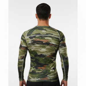 Vêtements de sport pour hommes à séchage rapide, protection UV, rashguard à manches longues, sweat-shirt, fitness, surf, pêche, sous-vêtement technique - Product Image 3