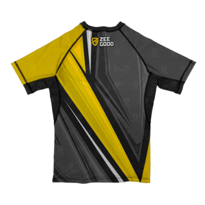 Hot Selling Custom <b>Men</b> Short Sleeve <b>Compression</b> <b>Shirts</b> BJJ Rash Guard UPF50 Anti-Bacterial Breathable Eco-Friendly Wholesale - Product Image 2