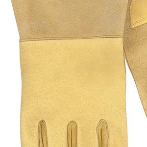 Gants de soudage en cuir avec pouce en saillie, gants de travail résistants à la chaleur, gants de sécurité en cuir à manchette longue pour le soudage - Product Image 2