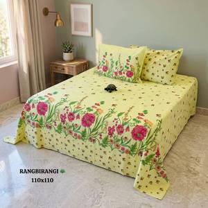 Parure de lit en coton imprimé floral multicolore de qualité supérieure, taille King, pour la maison, l'hôtel, prix de gros, exportation - Product Image 5