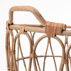 Hot Trend 2026 Vietnam Handwoven Rattan <b>Basket</b> Stylish <b>Storage</b> Solution for Laundry and Toys Enhances Home Decor Handicraft - Product Image 4