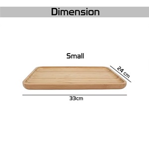 Bandeja de Servir de Madera Premium con Asas |   Bandeja de Desayuno de Bambú para Café y Aperitivos - Product Image 6