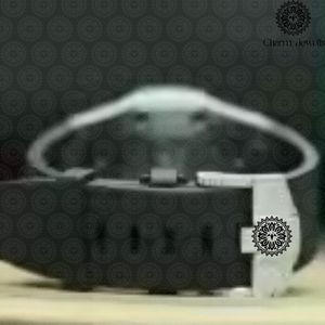 Charm Jewells Luxury Stainless Steel Watch 42mm Analog Quartz <b>Chronograph</b> Unisex Fashion Leather Band Square Case - Product Image 2
