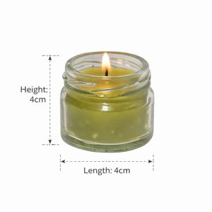 เทียนหอมในขวดแก้วขนาดเล็ก กลิ่นทีทรี หอมติดทนนาน เหมาะสำหรับเป็นของขวัญ - Product Image 4