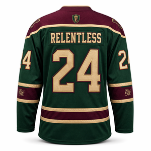 High Quality Custom Ice Hockey Jersey Men Breathable Mesh Pro Hockey <b>Shirt</b> Embroidery Twill Logo Team Uniform - Product Image 2