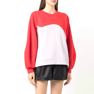 Sweat-shirt pour femme tendance, col rond, coupe ample, en molleton français personnalisé, coton de haute qualité, sweat-shirt oversize pour femme - Product Image 1