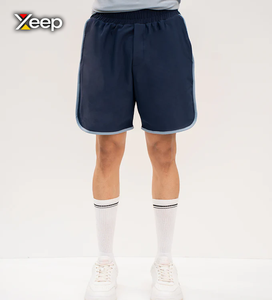 Shorts décontractés pour hommes XEEP personnalisables, légers, solides, de haute qualité, à séchage rapide, respirants, avec cordon de serrage, tricotés, service OEM - Product Image 3