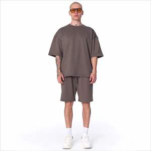 Ensemble short et t-shirt décontracté pour homme, respirant, idéal pour la plage et la gym, personnalisable, prix compétitif, vente chaude - Product Image 4