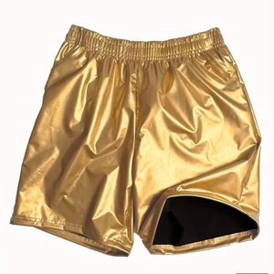 PU <b>Leather</b> New Style Unique Design Cowhide <b>Leather</b> <b>Shorts</b> Custom Made Color Breathable Quick Dry Elastic Waist <b>Leather</b> <b>Shorts</b> - Product Image 5