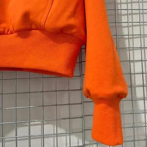 Sweat à capuche oversize épais double couche pour homme, coupe classique, style streetwear, brodé, 100 % coton, respirant pour l'hiver - Product Image 2
