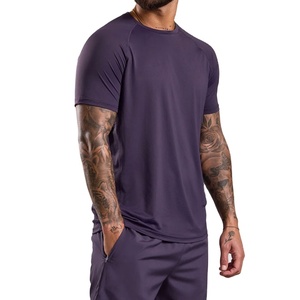 Venta Directa de Fábrica 2026, Ropa Deportiva de Manga Corta, Talla Grande, Ligera, Transpirable, Ecológica, 100% Algodón, para Gimnasio y Entrenamiento - Product Image 3