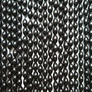 Pierre précieuse spinelle noire naturelle, perles en forme de Rondelle lisse pour la fabrication de bijoux, pierre magnifique, vente en gros - Product Image 3