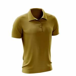 Polo homme slim fit à manches courtes, confortable et respirant, col rabattu / Chemise à prix d'usine, polo uni personnalisé - Product Image 4