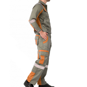 Fournisseur en gros de combinaisons de travail haute visibilité personnalisées pour mécaniciens, vêtements de travail industriels, uniformes de sécurité pour la construction en polyester - Product Image 5