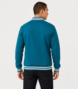 Varsity <b>jacket</b> designed with sporty character and breathable warmth offering versatile comfort for everyday casual fashion looks - Product Image 4