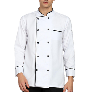Button Front Design Men <b>Chef</b> Jacket Long Sleeve <b>Chef</b> Coat For Restaurant High Grade Restaurant Men <b>Chef</b> Jackets - Product Image 1