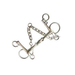 Equipo Ecuestre de Acero Inoxidable de Alta Calidad a Precio Razonable, Bocados Pelham con Cadena de Eslabones Múltiples - Product Image 2