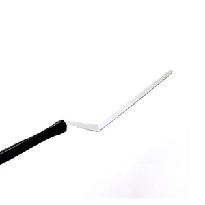 Espátula Mini de Acero Inoxidable de Grado Alimenticio, 22 cm, Hoja Delgada Flexible, Recta y Curva, Resistente al Óxido, Fácil de Limpiar, Herramienta para Pasteles K-Food - Product Image 5